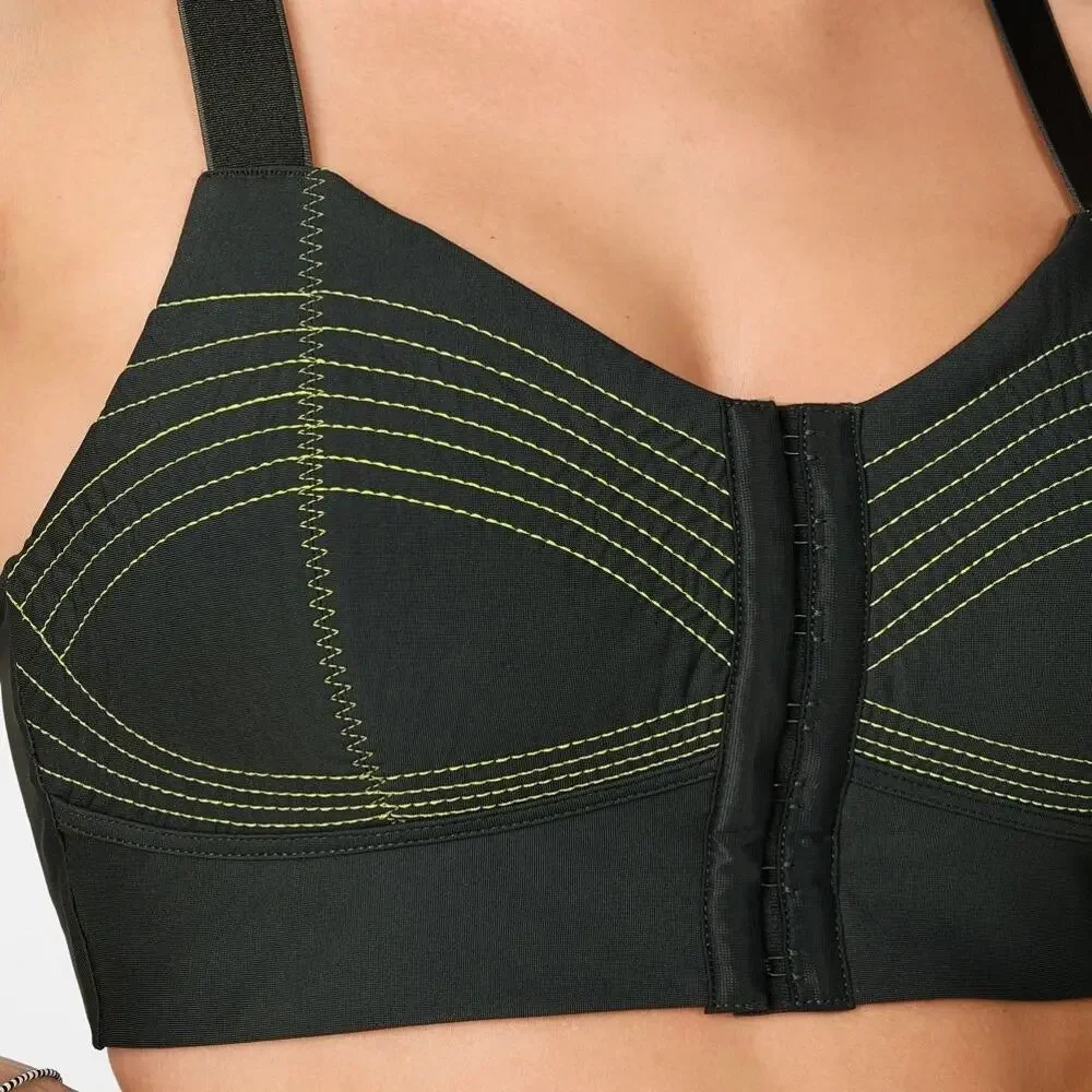 Fabletics Ines Low Impact Sports Bra in Night Shade/Neon Size XS